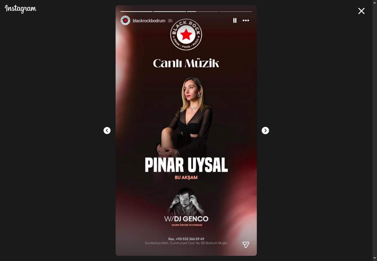 Pınar Uysal — Canlı Müzik Etkinlik afişi