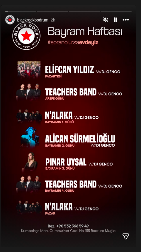 N’alaka — Black Rock Bayram Haftası Etkinlik afişi