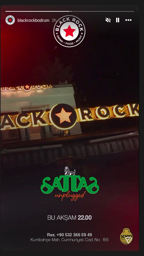 Sattas Unplugged Etkinlik afişi