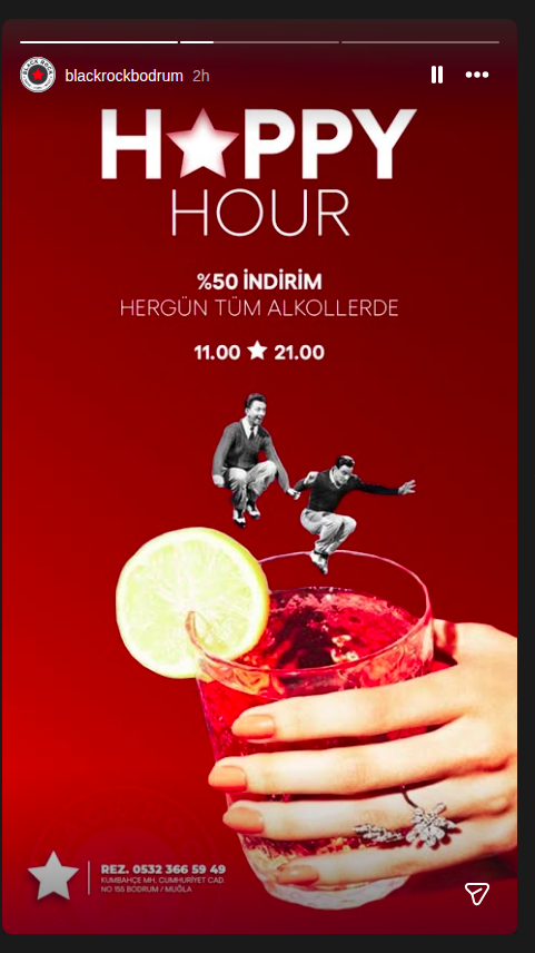 Happy Hour Etkinlik afişi