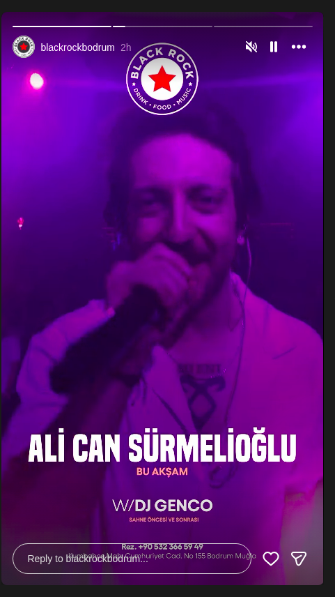 Ali Can Sürmelioğlu Etkinlik afişi