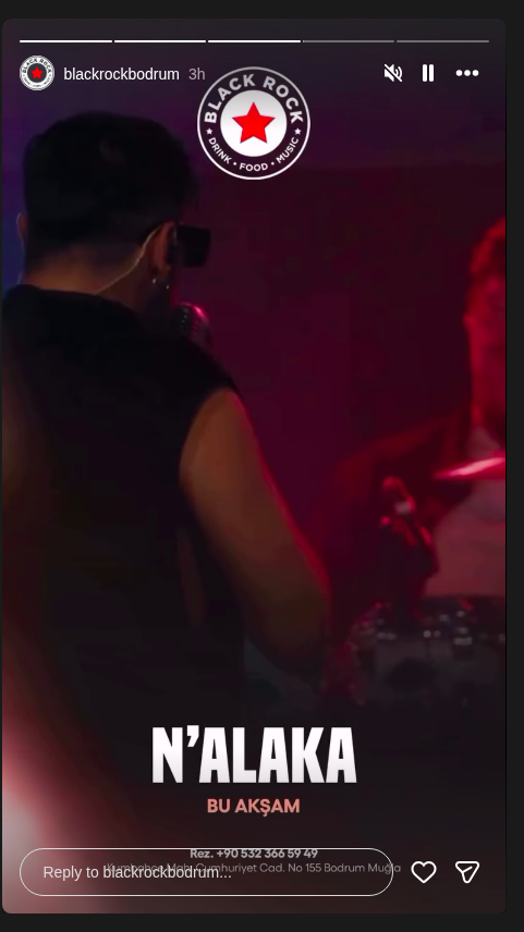 N'alaka Live Etkinlik afişi