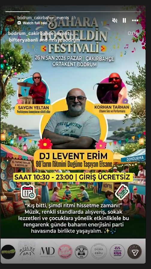 DJ Levent Erim — Kapanış Seti Etkinlik afişi