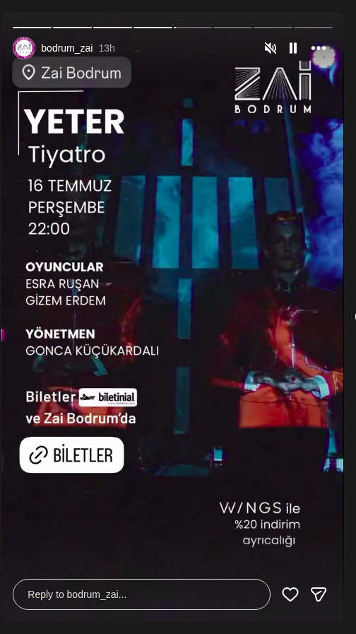 Yeter Etkinlik afişi
