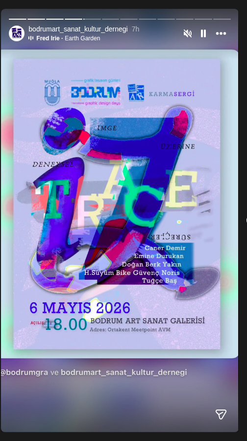 Trace: Experimental Processes on Image — Group Exhibition Event poster