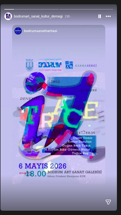 Trace: Experimental Processes on Image — Group Exhibition Event poster