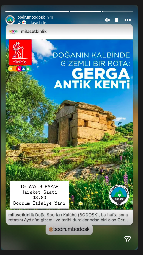 Doğanın Kalbinde Yürüyüş – Gerga Antik Kent Etkinlik afişi