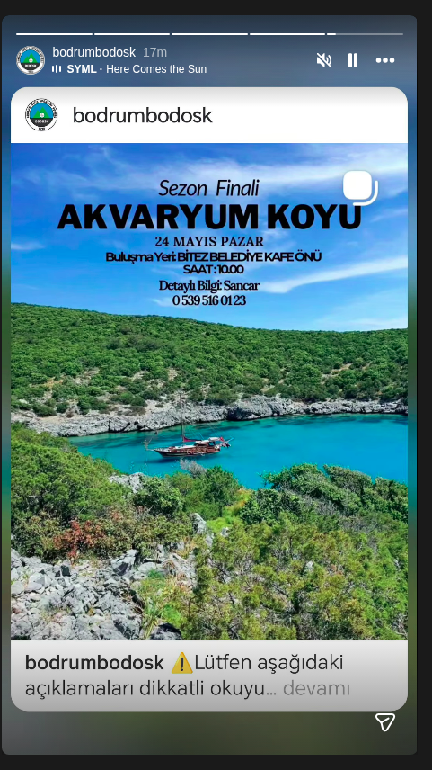 BODOSK Sezon Finali — Akvaryum Koyu Etkinlik afişi