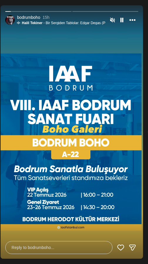 VIP Açılış — IAAF Bodrum Sanat Fuarı