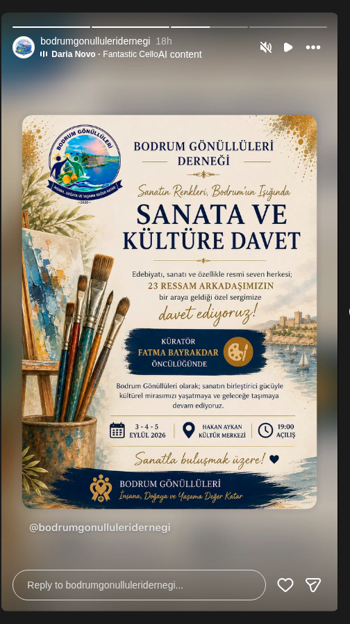 Sanata ve Kültüre Davet (Sergi Açılışı)