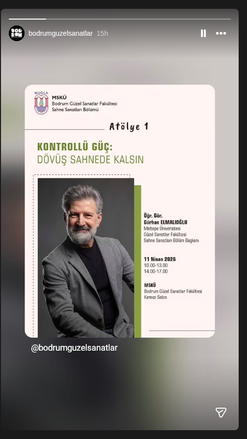 Gürhan Elmalioğlu - Kontrollü Güç: Dövüş Sahnede Kalsın Etkinlik afişi