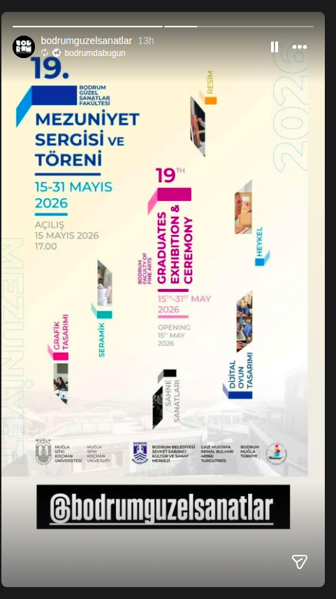 Mezuniyet Sergisi ve Açılış Töreni Etkinlik afişi