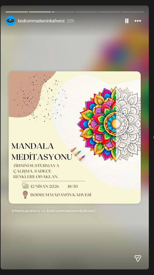 Mandala Meditasyonu Etkinlik afişi