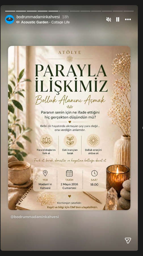 Parayla İlişkimiz — Bolluk Alanını Açmak Etkinlik afişi