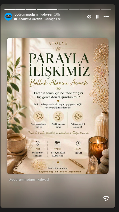 Parayla İlişkimiz — Bolluk Alanını Açmak Etkinlik afişi