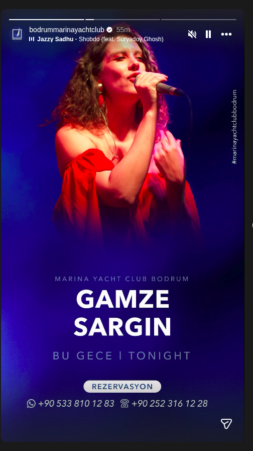 Gamze Sargın Event-Poster