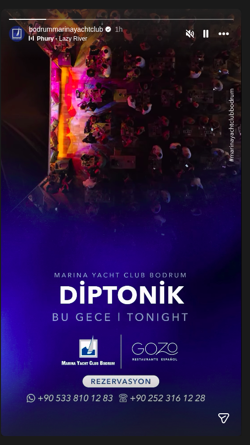 Diptonik Etkinlik afişi