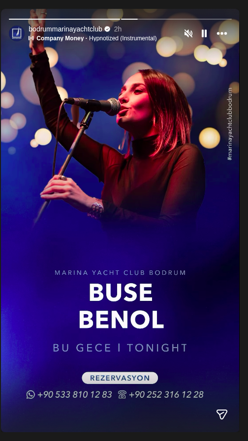 Buse Benol Event-Poster