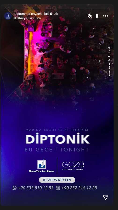 Diptonik Etkinlik afişi