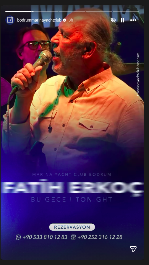 Fatih Erkoç Etkinlik afişi