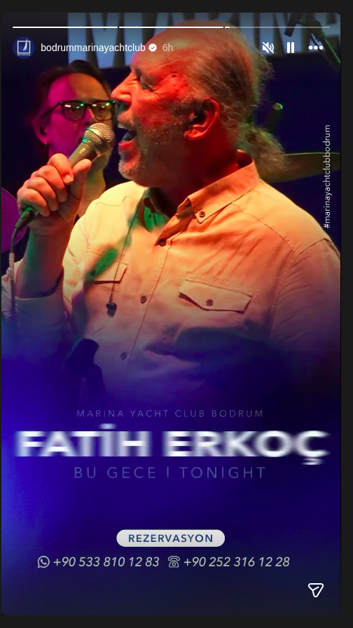 Fatih Erkoç Etkinlik afişi