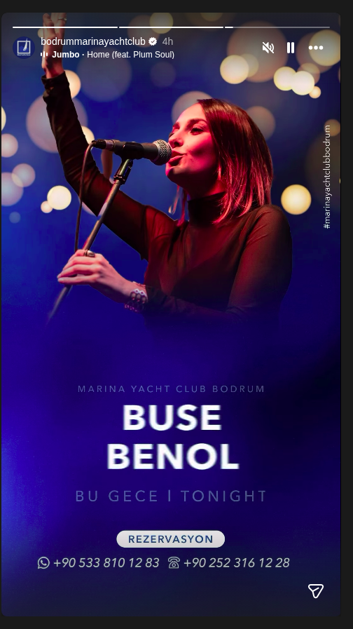 Buse Benol Etkinlik afişi