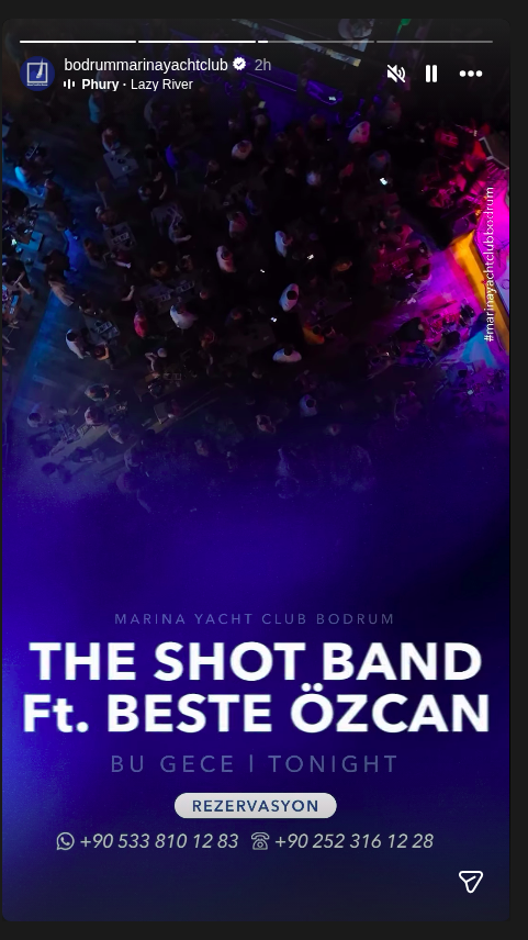 The Shot Band ft. Beste Özcan Etkinlik afişi
