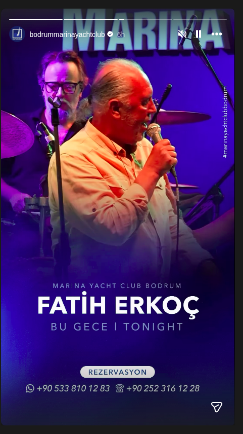 Fatih Erkoç — Bu Gece Etkinlik afişi