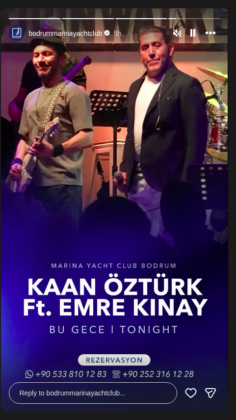 Kaan Öztürk Ft. Emre Kınay Etkinlik afişi