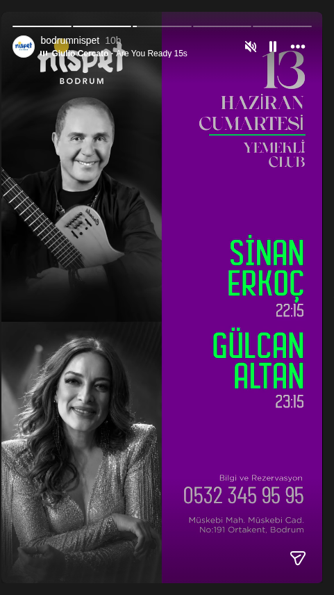 Sinan Erkoç & Gülcan Altan Etkinlik afişi