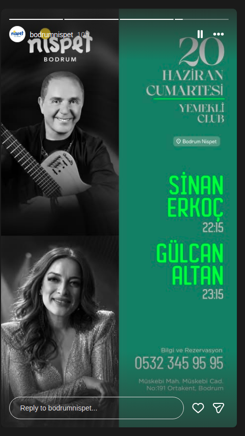 Sinan Erkoç & Gülcan Altan - Canlı Müzik Etkinlik afişi