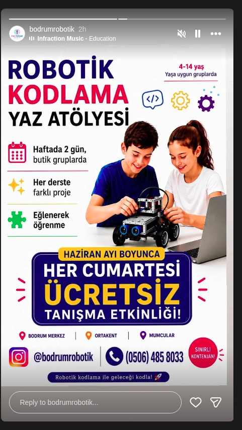 Robotik Kodlama Tanışma Etkinliği Etkinlik afişi