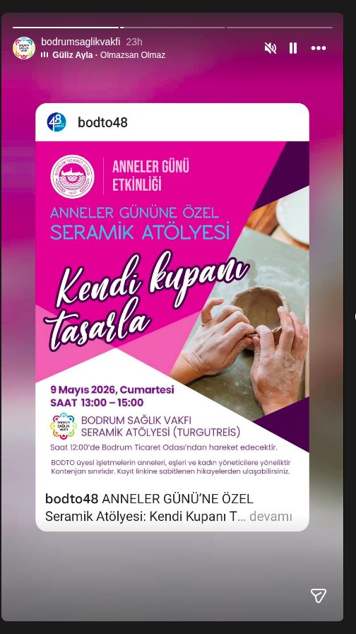 Anneler Günü Seramik Atölyesi Etkinlik afişi