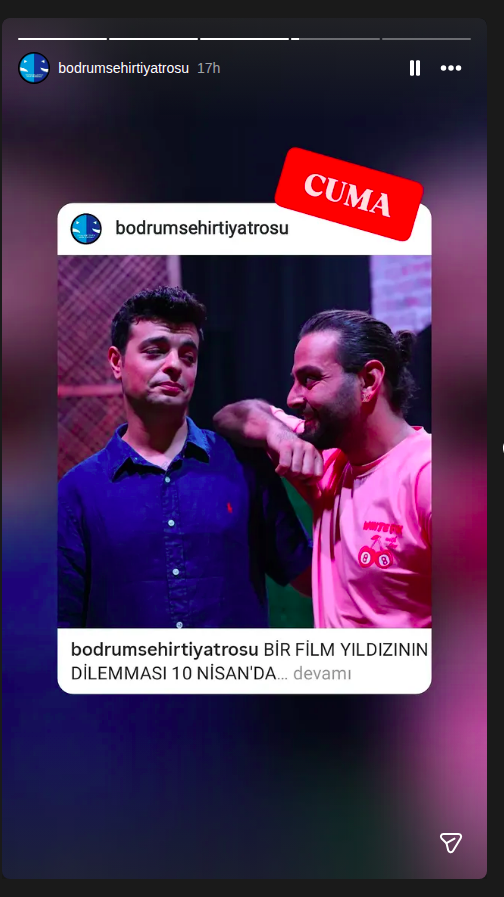 Komedi - Bir Film Yıldızının Dilemması Etkinlik afişi