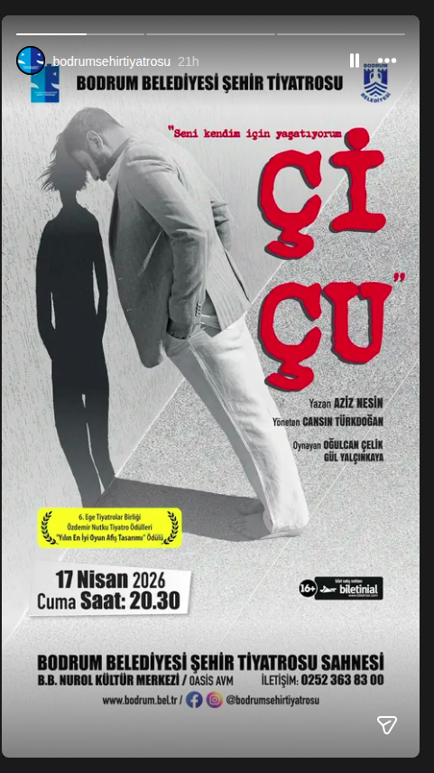 Tiyatro - Çiçu Etkinlik afişi