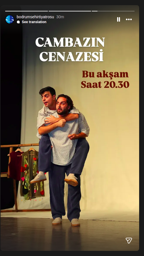 Tiyatro - Cambazın Cenazesi Etkinlik afişi