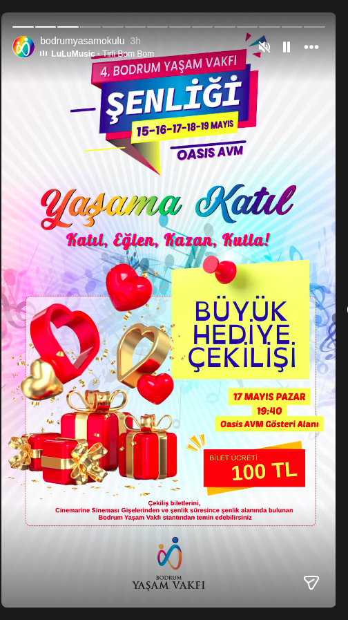 Büyük Hediye Çekilişi Etkinlik afişi