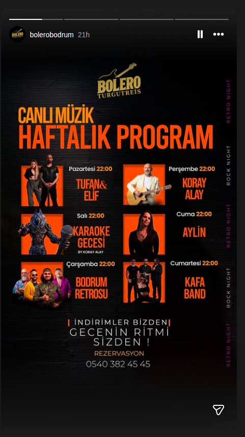 Bodrum Retrosu Etkinlik afişi