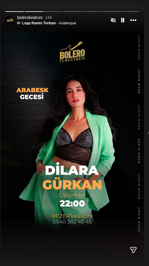 Dilara Gürkan Etkinlik afişi
