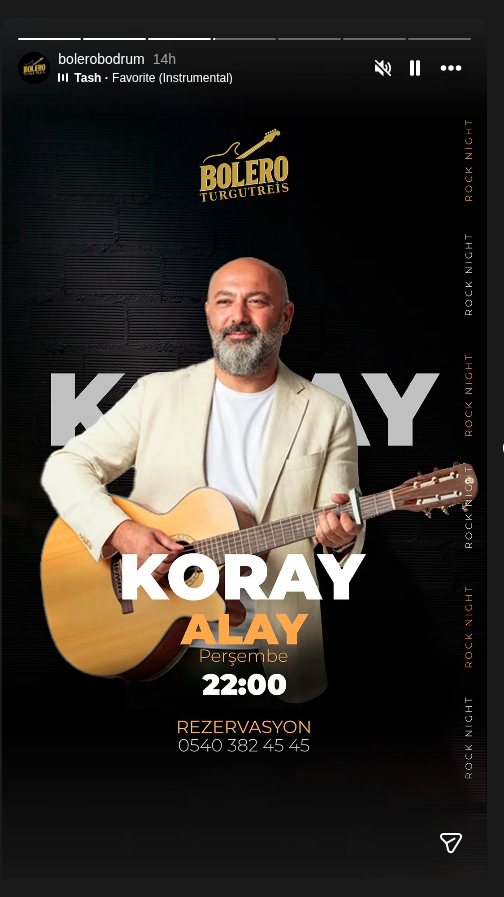 Koray Alay Etkinlik afişi