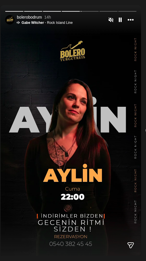 Aylin Etkinlik afişi