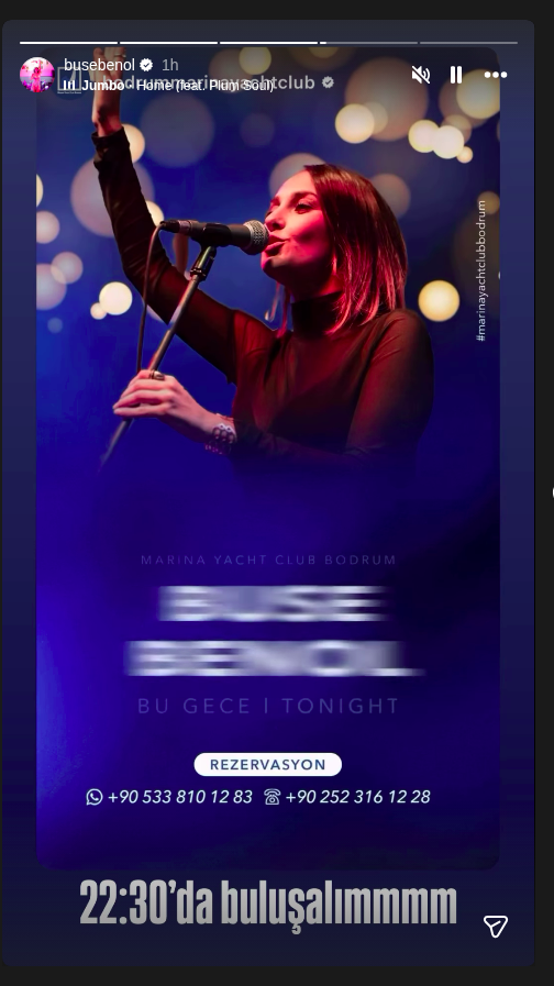 Buse Benol Etkinlik afişi