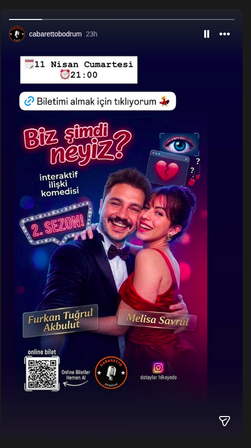 Biz Şimdi Neyiz? — Furkan Tuğrul Akbulut & Melisa Savrul Etkinlik afişi