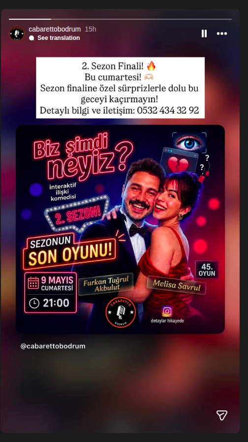Biz Şimdi Neyiz? — Furkan Tuğrul Akbulut & Melisa Savrul Etkinlik afişi