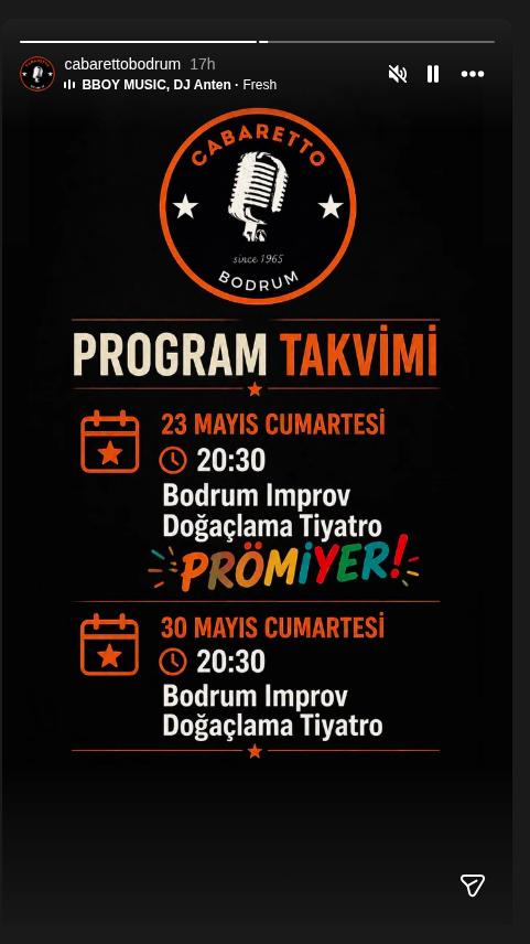 Bodrum Improv — Doğaçlama Tiyatro Etkinlik afişi