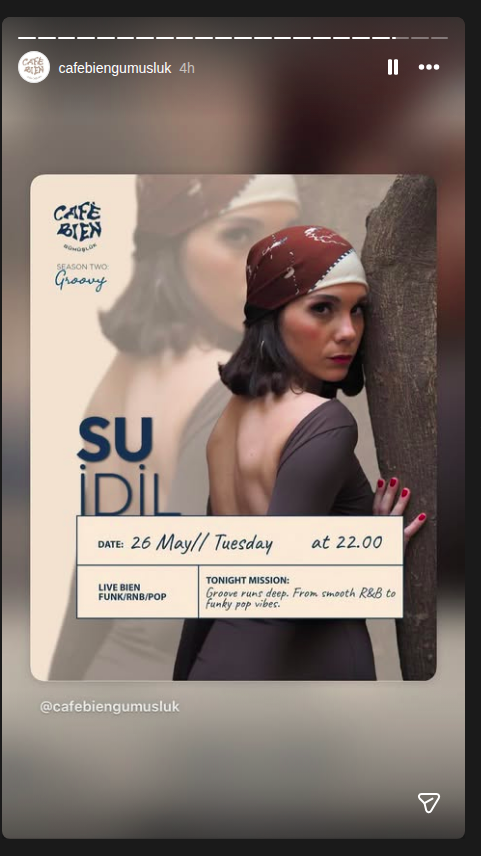 Su İdil — Funk / R&B / Pop Etkinlik afişi