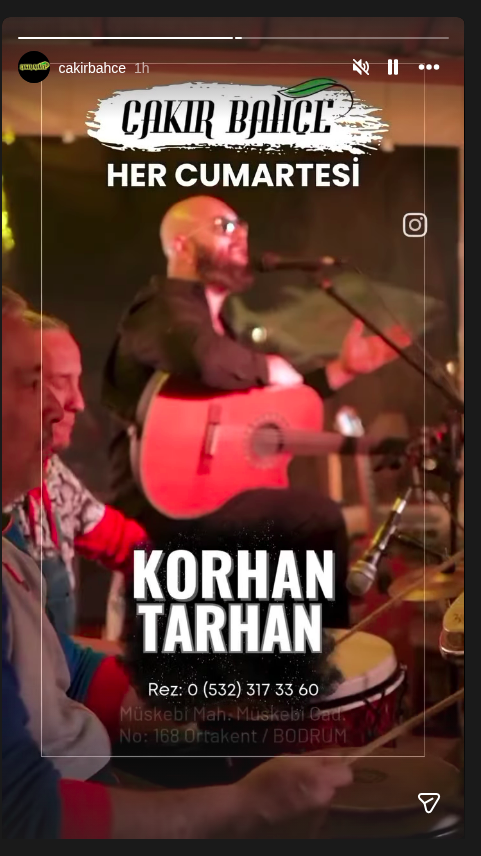 Korhan Tarhan Etkinlik afişi