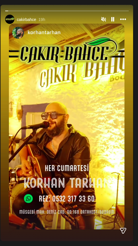 Korhan Tarhan – Canlı Müzik Etkinlik afişi