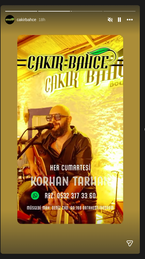 Korhan Tarhan Etkinlik afişi