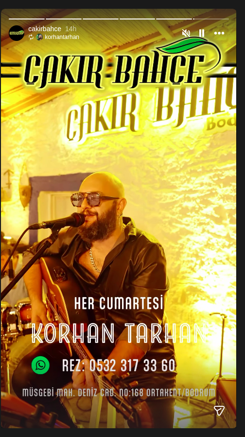 Korhan Tarhan Etkinlik afişi